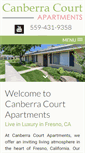 Mobile Screenshot of canberracourtapts.com